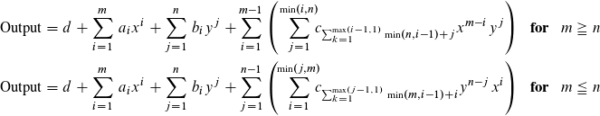 Calculation procedure for supercooled and superheated region