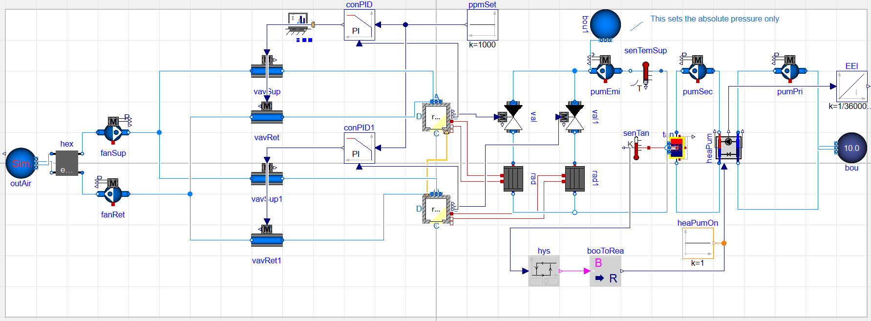 The schematic of Example 9.