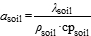 a_soil=lambda_soil/(rho_soil*cp_soil)