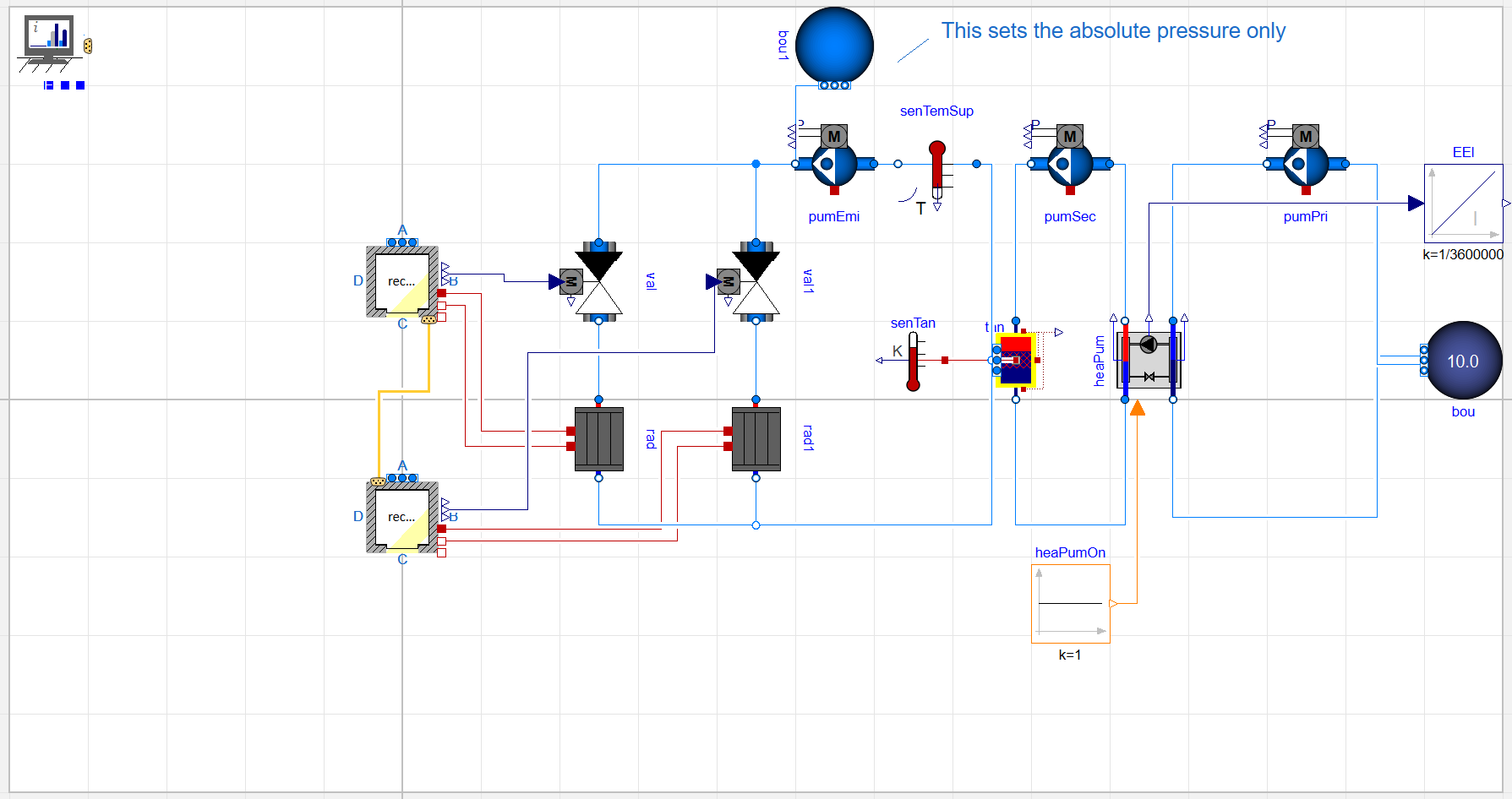  The schematic of Example 6.