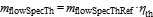 m_flowSpecTh = m_flowSpecThRef * eta_th
