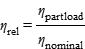 eta_rel=eta_partload/eta_nominal
