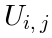 U_{i,j}