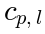 c_{p,l}