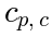 c_{p,c}