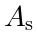 A_s