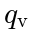 q_v