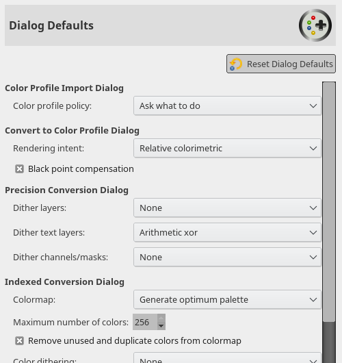 Dialog Default